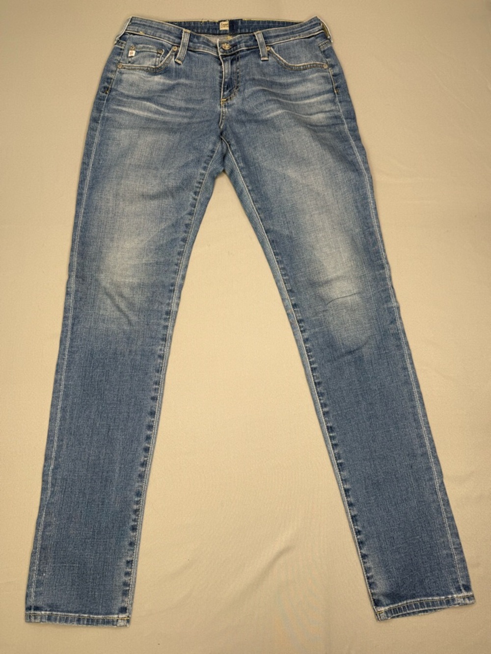 AG Adriano Goldschmied jeans Legging Super Skinny Style Size 28 altered Size 27